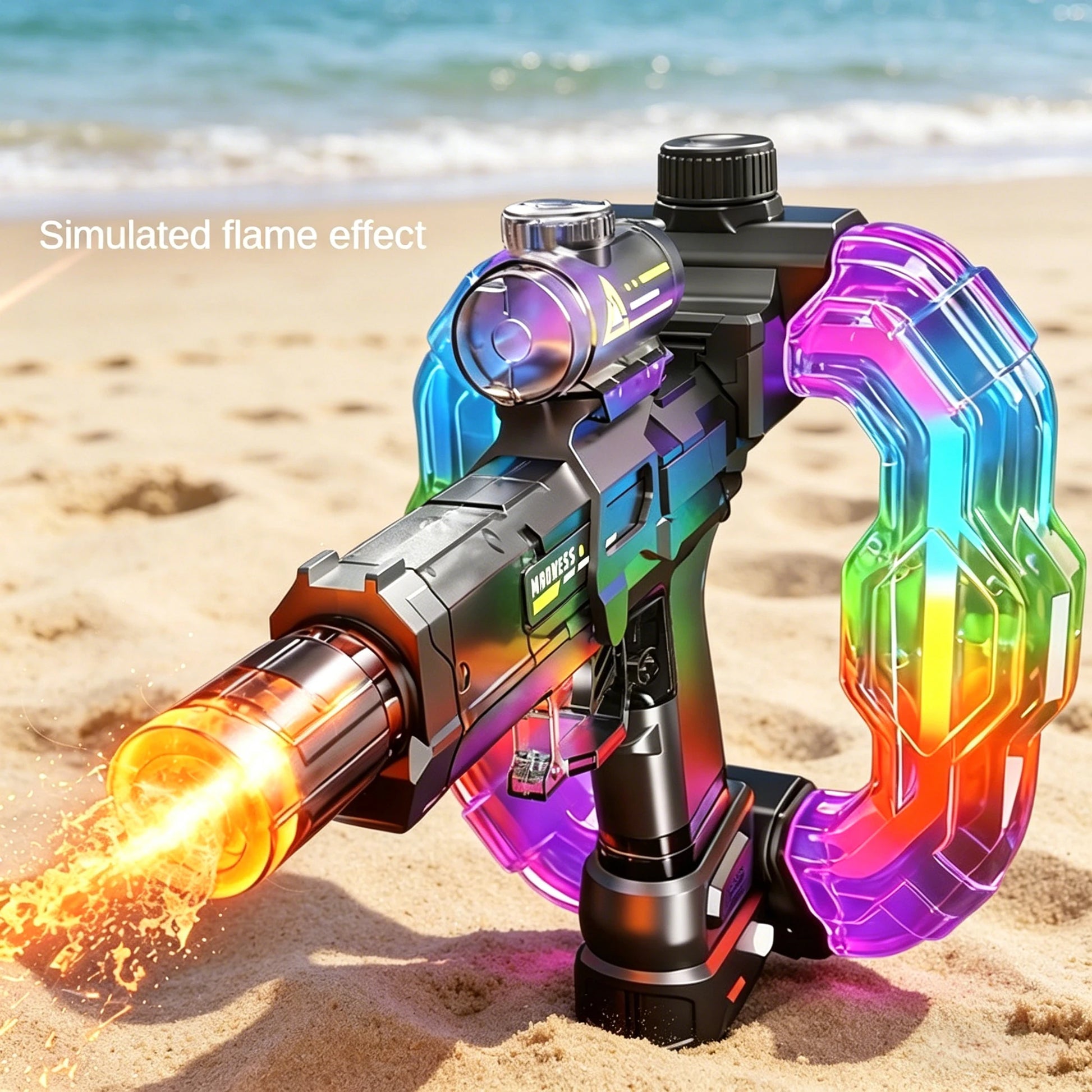 Experience Ultimate Summer Fun with the Electric Water Gun - USB Rechargeable for Ages 14+