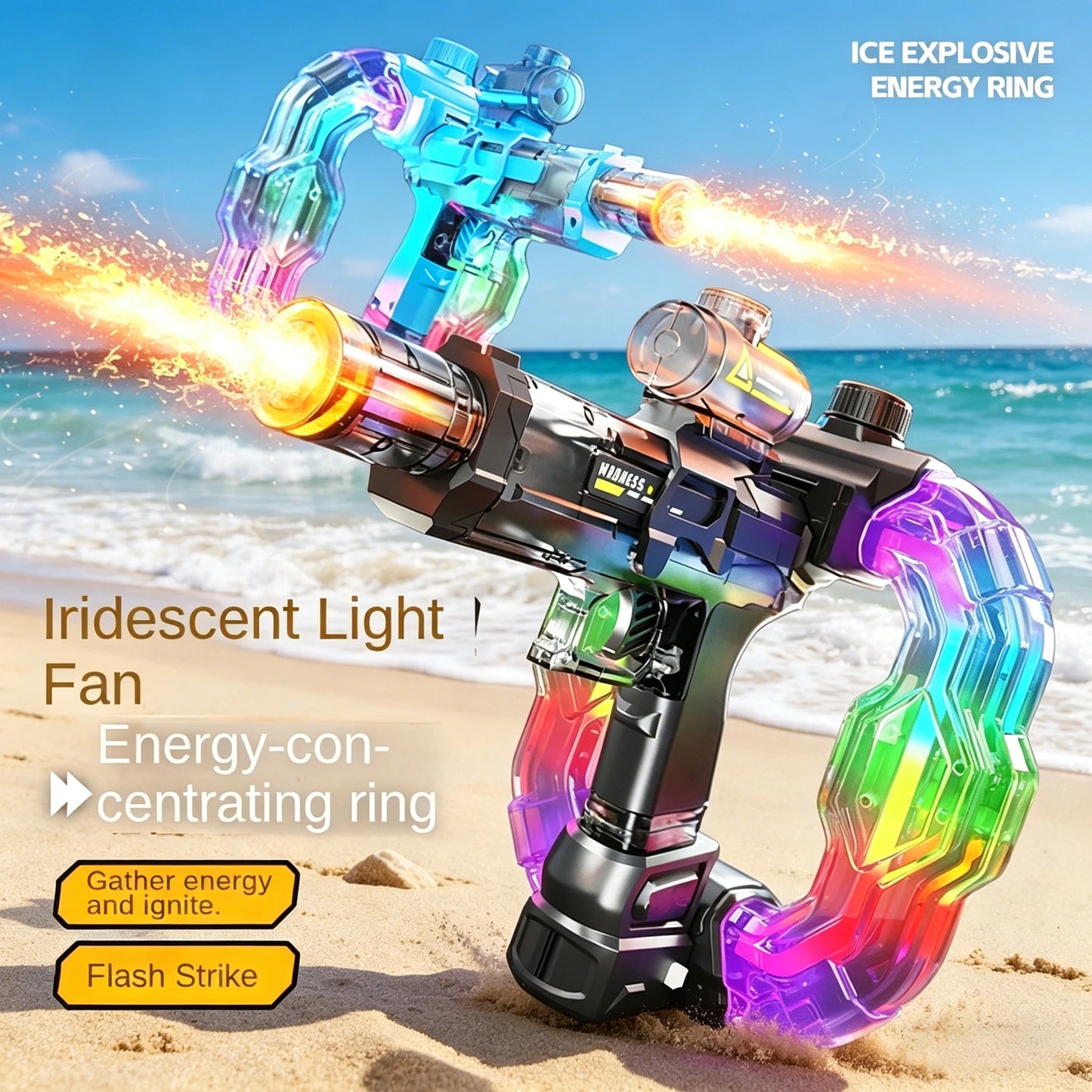 Experience Ultimate Summer Fun with the Electric Water Gun - USB Rechargeable for Ages 14+