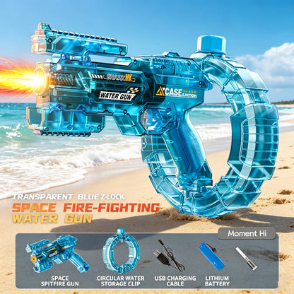 Experience Ultimate Summer Fun with the Electric Water Gun - USB Rechargeable for Ages 14+