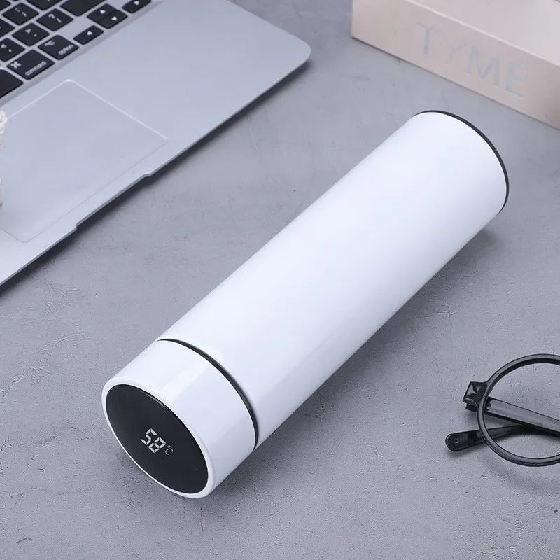 Stay Hydrated in Style with the 500ML Intelligent Temperature Thermos Bottle - Your Perfect Sports Companion!