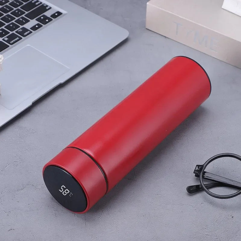 Stay Hydrated in Style with the 500ML Intelligent Temperature Thermos Bottle - Your Perfect Sports Companion!