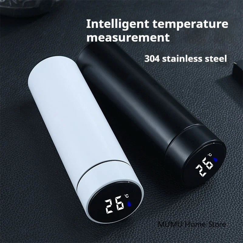Stay Hydrated in Style with the 500ML Intelligent Temperature Thermos Bottle - Your Perfect Sports Companion!