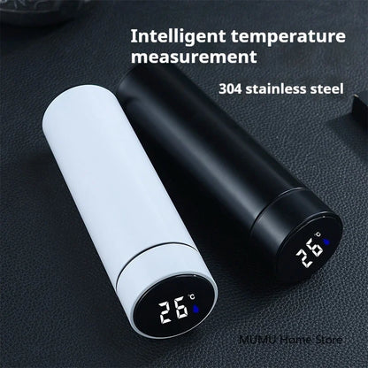 Stay Hydrated in Style with the 500ML Intelligent Temperature Thermos Bottle - Your Perfect Sports Companion!