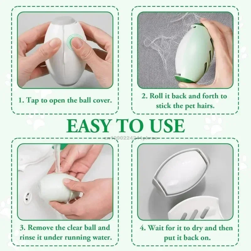 Revolutionary Reusable Lint Roller - Eco-Friendly, Washable, and Perfect for Effortless Pet Hair and Dust Removal Anywhere!