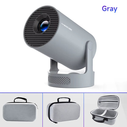 Experience Stunning Clarity with the HY300 Pro+ Mini Projector - 8K WiFi 6, 290 ANSI Lumens, and Android 14 for Ultimate Home Cinema and Outdoor Entertainment