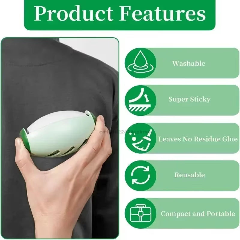 Revolutionary Reusable Lint Roller - Eco-Friendly, Washable, and Perfect for Effortless Pet Hair and Dust Removal Anywhere!