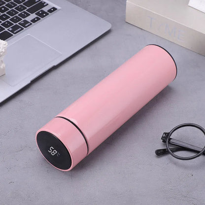 Stay Hydrated in Style with the 500ML Intelligent Temperature Thermos Bottle - Your Perfect Sports Companion!