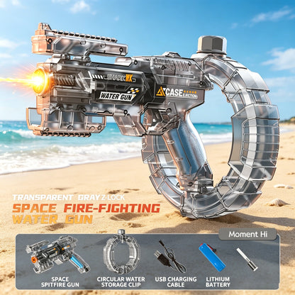 Experience Ultimate Summer Fun with the Electric Water Gun - USB Rechargeable for Ages 14+