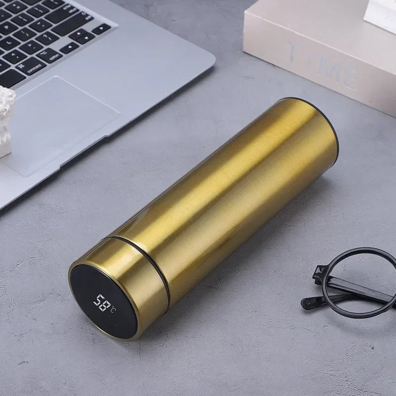 Stay Hydrated in Style with the 500ML Intelligent Temperature Thermos Bottle - Your Perfect Sports Companion!