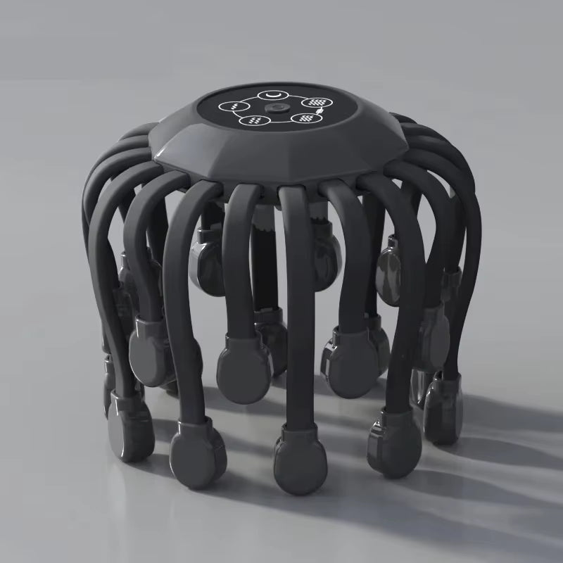 Revitalize Your Scalp with the 20-Head Octopus Massager - Red Light Therapy for Ultimate Stress Relief and Relaxation