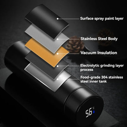 Stay Hydrated in Style with the 500ML Intelligent Temperature Thermos Bottle - Your Perfect Sports Companion!