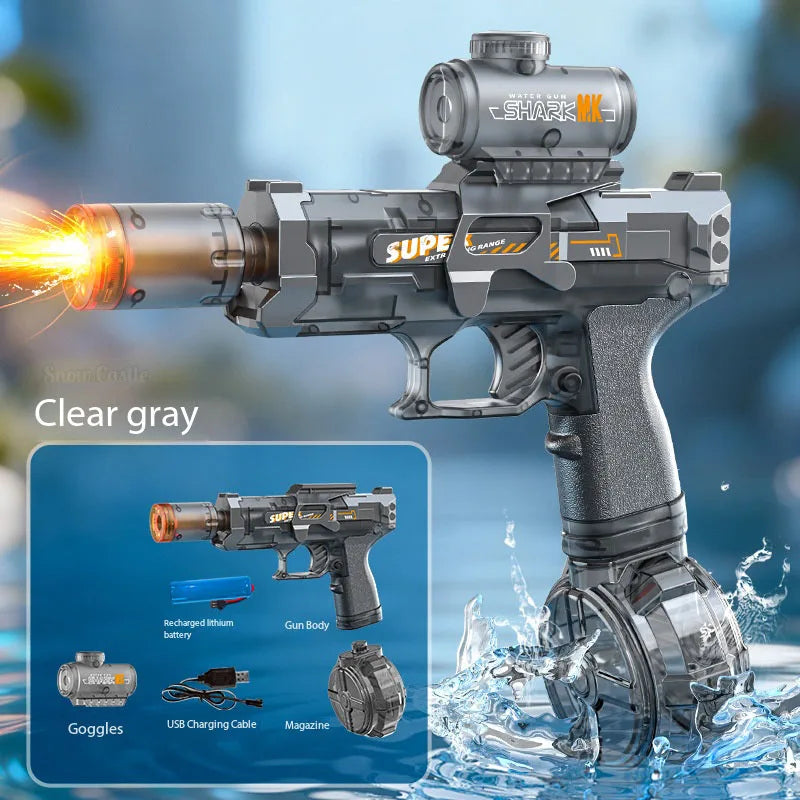 Experience Ultimate Summer Fun with the Electric Water Gun - USB Rechargeable for Ages 14+