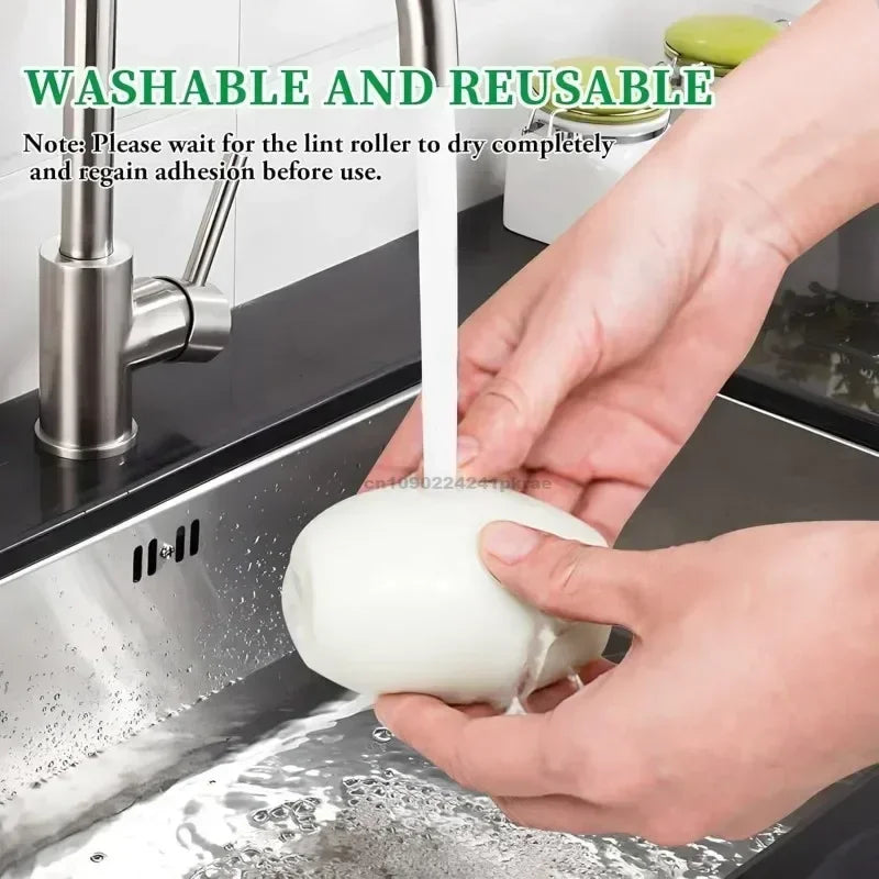 Revolutionary Reusable Lint Roller - Eco-Friendly, Washable, and Perfect for Effortless Pet Hair and Dust Removal Anywhere!