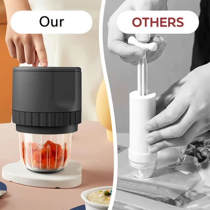 Revolutionize Your Food Storage with the Smart Rechargeable Digital Jar Vacuum Sealer